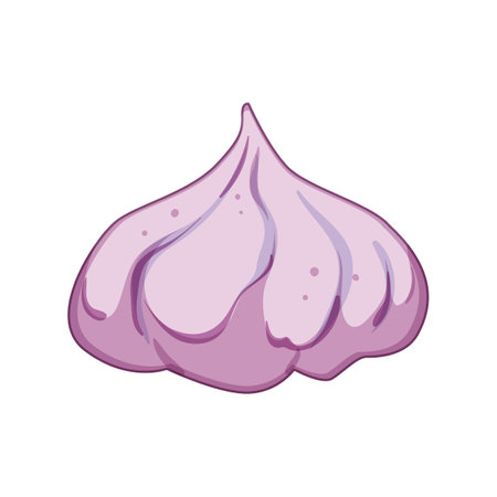 lemon meringue cartoon vector illustrationのイラスト素材