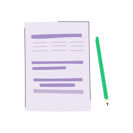 assets financial statement cartoon vector illustrationのイラスト素材