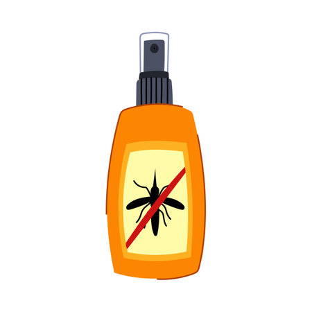 ant insect repellent cartoon vector illustrationのイラスト素材