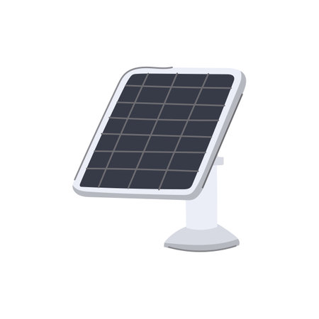 energy solar charger cartoon vector illustrationのイラスト素材