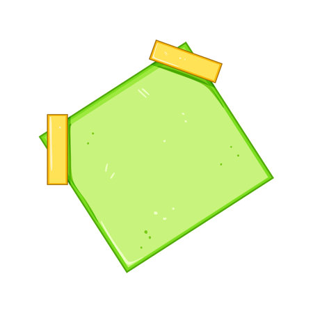 do pinned paper notes cartoon vector illustrationのイラスト素材