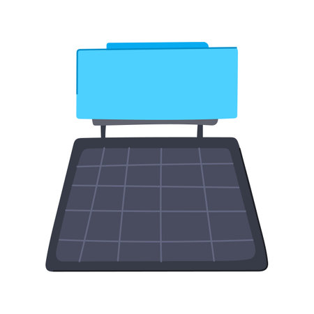 heat solar water heater cartoon. collector roof, panel home, system house heat solar water heater sign. isolated symbol vector illustrationのイラスト素材