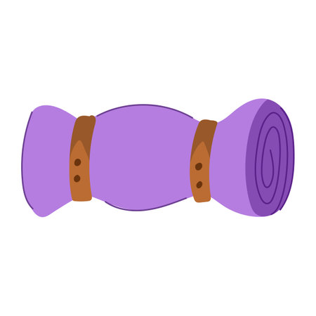 beach travel blanket cartoon. family sea, vacation mood, landscape sand beach travel blanket sign. isolated symbol vector illustrationのイラスト素材