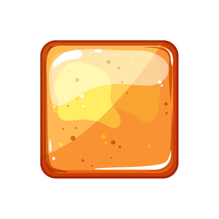 menu square game button cartoon vector illustrationのイラスト素材