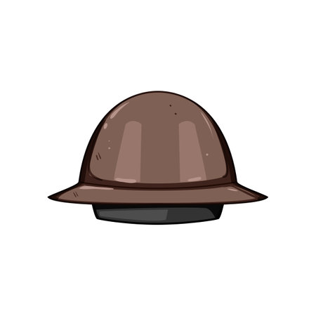 cap hard hat cartoon vector illustrationのイラスト素材