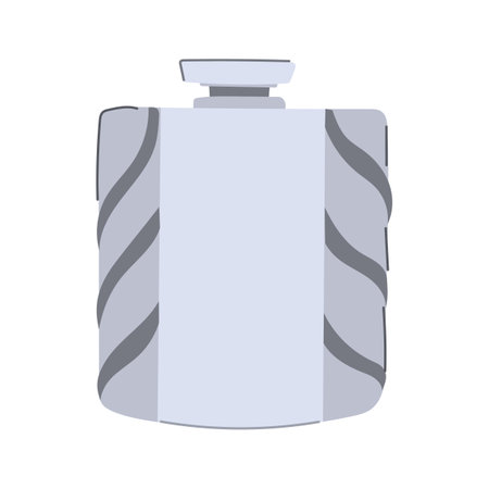 beverage flask alcohol cartoon vector illustrationのイラスト素材