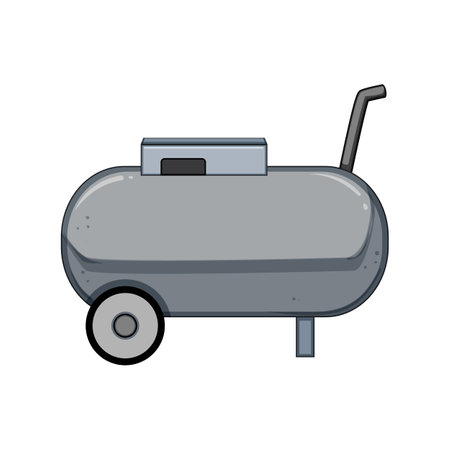 condition vacuum pump cartoon vector illustrationのイラスト素材