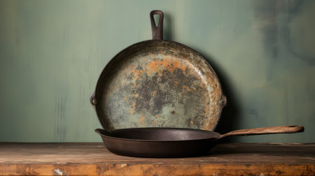 rustic skillet textureの素材