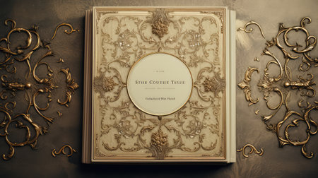 paper book title pageの素材