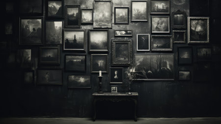 charcoal dark wallの素材