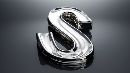 metallic silver text effectの素材