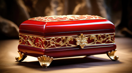 lustrous dark red chinaの素材