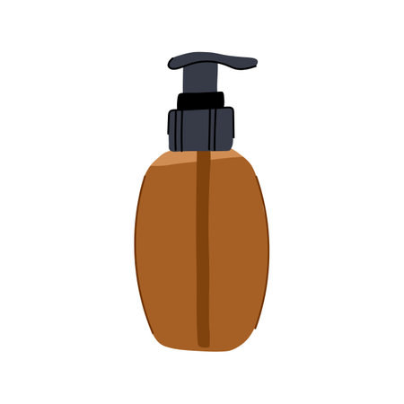 stress massage oil cartoon vector illustrationのイラスト素材