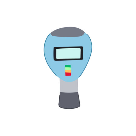 lung spirometer cartoon vector illustrationのイラスト素材