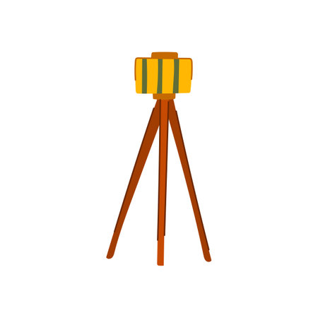 elegant torchere cartoon vector illustrationのイラスト素材