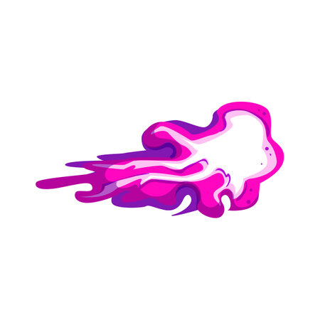 technology laser gun beam cartoon vector illustrationのイラスト素材