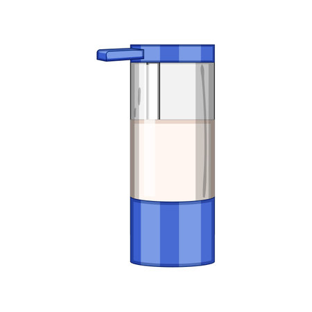 kitchen liquid soap dispenser cartoon vector illustrationのイラスト素材