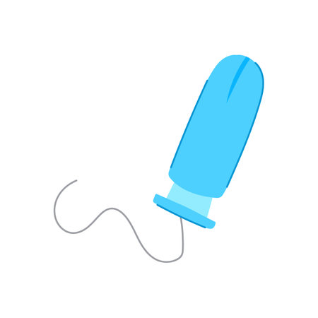 protection tampon cartoon vector illustrationのイラスト素材