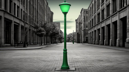 city green street lampの素材