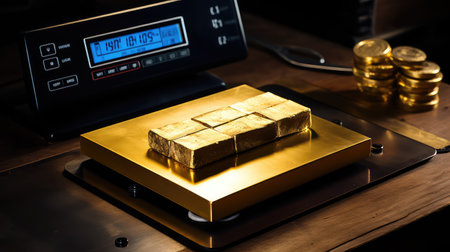 scale bars of goldの素材