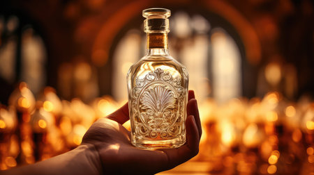 shimmering mini liquor bottlesの素材