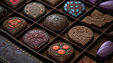 gift valentines chocolate boxの素材