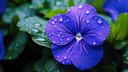 petals blue violetsの素材