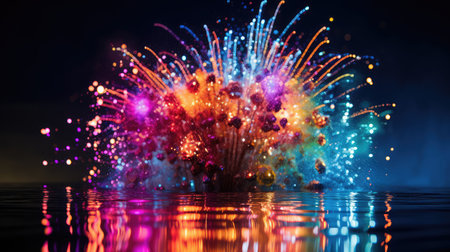spectacle water fireworksの素材