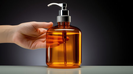 liquid amber pump bottleの素材