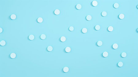 whimsical light blue dot backgroundの素材