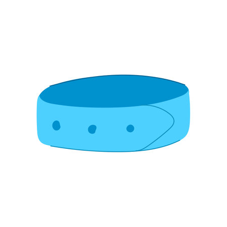 safety medical bracelet cartoon vector illustrationのイラスト素材