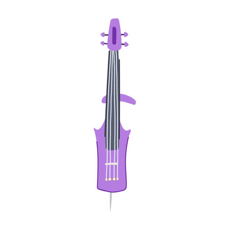 classical cello cartoon vector illustrationのイラスト素材