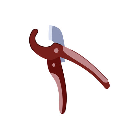 adjustable pipe cutter cartoon vector illustrationのイラスト素材