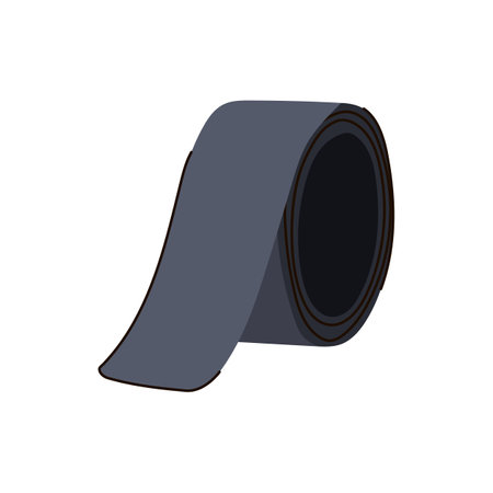 flexible pipe seal tape cartoon vector illustrationのイラスト素材