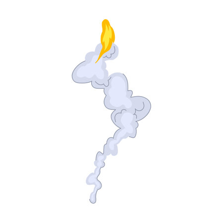 space rocket smoke trail cartoon vector illustrationのイラスト素材