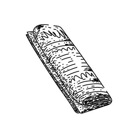 vintage old newspaper sketch hand drawn vectorのイラスト素材