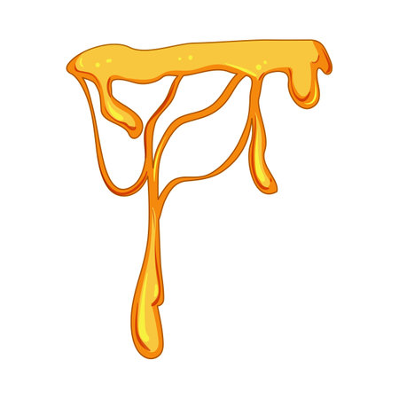 grease dripping oil stain cartoon vector illustrationのイラスト素材