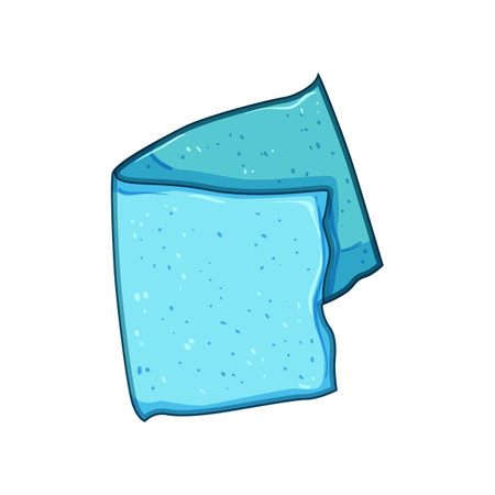 lightweight microfiber towel cartoon vector illustrationのイラスト素材