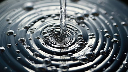 cascade font water illustration liquid flow, mist spray, wave stream cascade font waterの素材