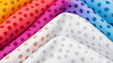 fabric halftone dot texture illustration design playful, whimsical random, print textile fabric halftone dot textureの素材