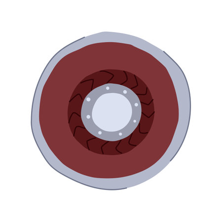 protection viking shield cartoon vector illustrationのイラスト素材