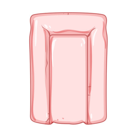 compact changing pad cartoon vector illustrationのイラスト素材
