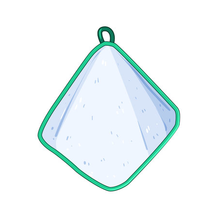 cotton washcloth baby cartoon vector illustrationのイラスト素材