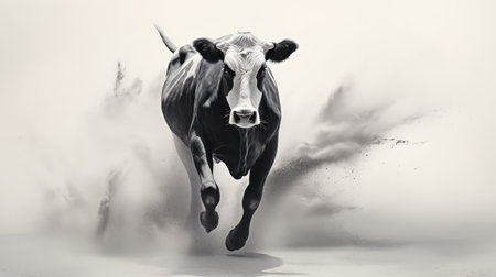 dust black and white linesの素材