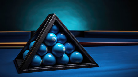 balls blue felt pool tableの素材