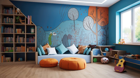 vibrant wall interiorの素材