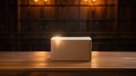 photo cardboard box closedの素材