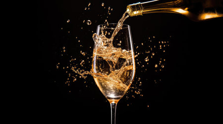 bubbles champagne wine glassの素材