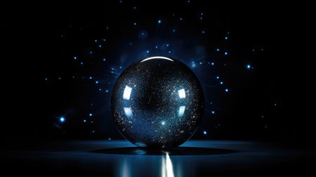 blue black bowling ballの素材