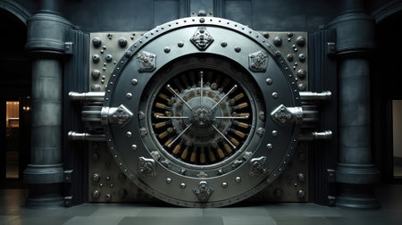 combination bank vault doorの素材